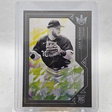 2022 Panini Diamond Kings Baseball Jake Burger Gray Frame Level 3 RC