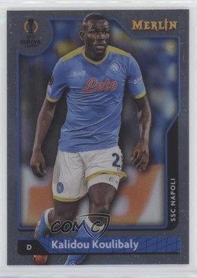 2021 Merlin Collection Chrome UEFA Club Competitions Kalidou Koulibaly #73 0a6u