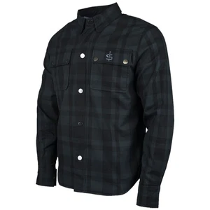Spada Ember Textile Motorbike Motorcycle Riding Shirt - Black / Grey