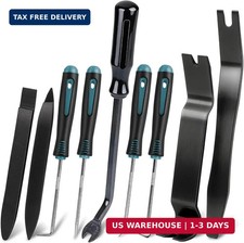 9 Pcs Auto Trim Removal Tool Kit - Plastic Pry Tool for Door Panel Dashboard Cli