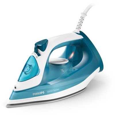 Philips Bügeleisen 3000 Series, 30 g/min konstanter Dampf, Blau (DST3011/20R1)