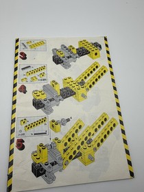 Vintage LEGO Technic 8020 Universal Set Instruction Manual Booklet 1984