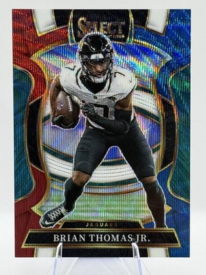 2025 Panini Select Brian Thomas Jr. Tri-Color Prizm #/399 Jaguars #30
