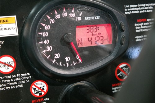 2007 Arctic Cat Prowler XT 650 OEM Instrument Speedometer gauge 0520-029 SB98 - Picture 2 of 11