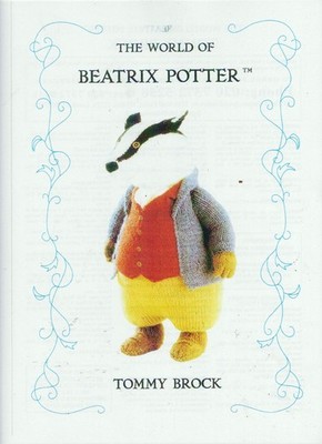 BEATRIX POTTER TOMMY BROCK SPIELZEUG/PUPPE TDB STRICKMUSTER ICH KOMBINIERE PORTO