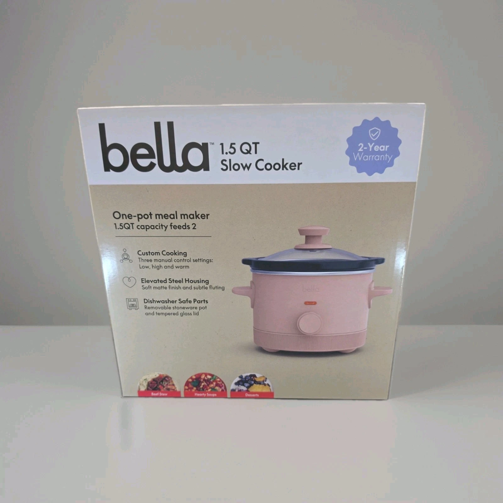 bella 1.5Qt Slow Cooker, Fits-anywhere™ kitchenware in Blossom
Opens in a new window or tab