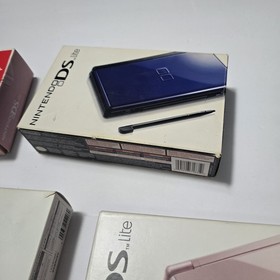 Nintendo DS Lite Console Box And Instructions LOT OF 7 BOX ONLY Black Blue Pink