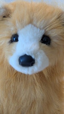 Douglas Plush Cuddle Toys  Rare--VTG-- 'Adelaide' Pomeranian -' Hang & Seam tags