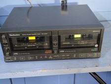 Technics RS-X33W Stereo Double Cassette Deck - UNTESTED