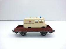 Märklin H0 4503 Niederbordwagen mit Ladung - DB - ohne OVP # 9026