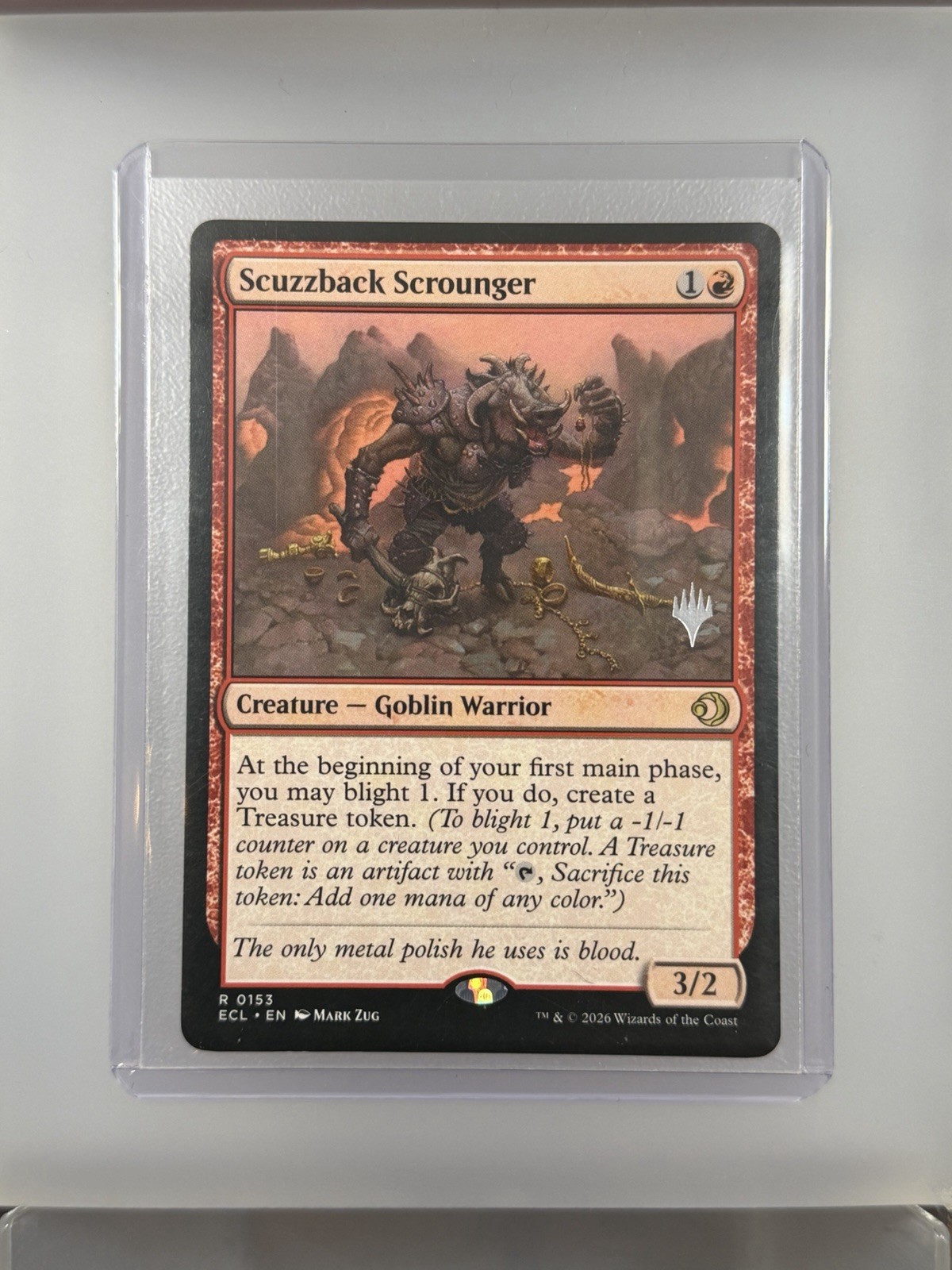 Scuzzback Scrounger R0153 - MTG - NM Non-Foil - Lorwyn Eclipsed Stamped Promo
