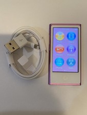 Apple iPod nano 7th Generation Purple 16 GB Works Great