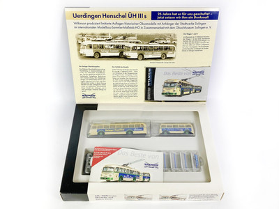 Lot 8100 Wilkinson-Set Rasierapparat + Uerdinger Henschel O-Bus+Anhänger H02005