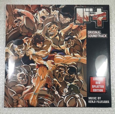 VINYL BAKI ORIGINAL SOUNDTRACK LIMITED RED SPLATTER EDITION MUSIK VON KENJI FUJI