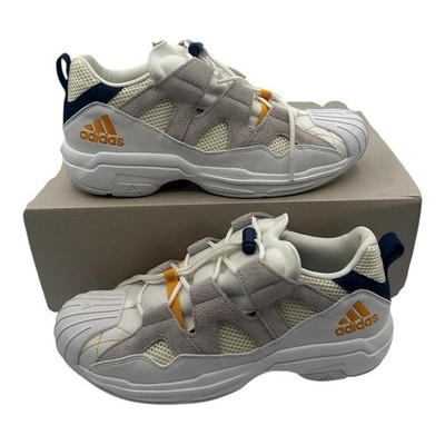 Adidas Consortium SS2G Workshop Shoes Mens Sz 9.5 White/Granite/Blue BC0698