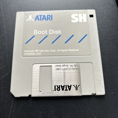 ATARI SH Boot Disk /für SH Hard Disk für Atari ST 1040 Computer
