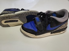 Nike Air Jordan sneakers bambino taglia 4,5 US ragazzo sneaker media nero blu buone