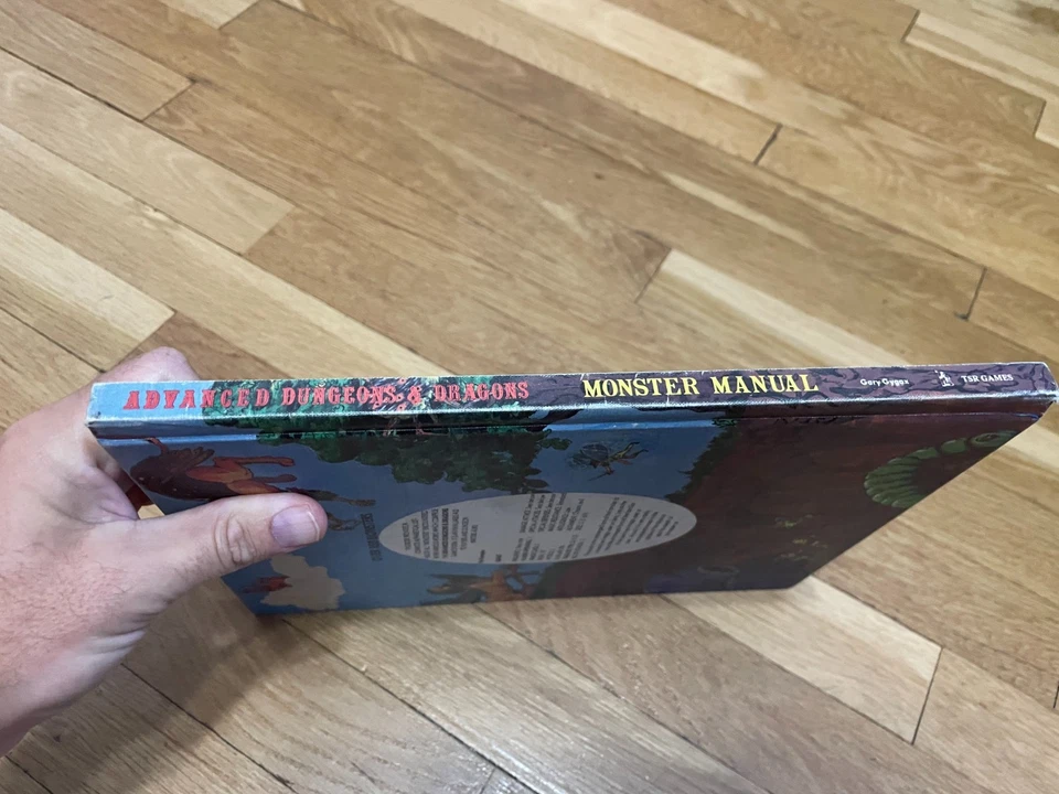 Advanced Dungeons & Dragons: Monster Manual 1e Lizard Logo Primera impresión TSR Foto 4 de 4