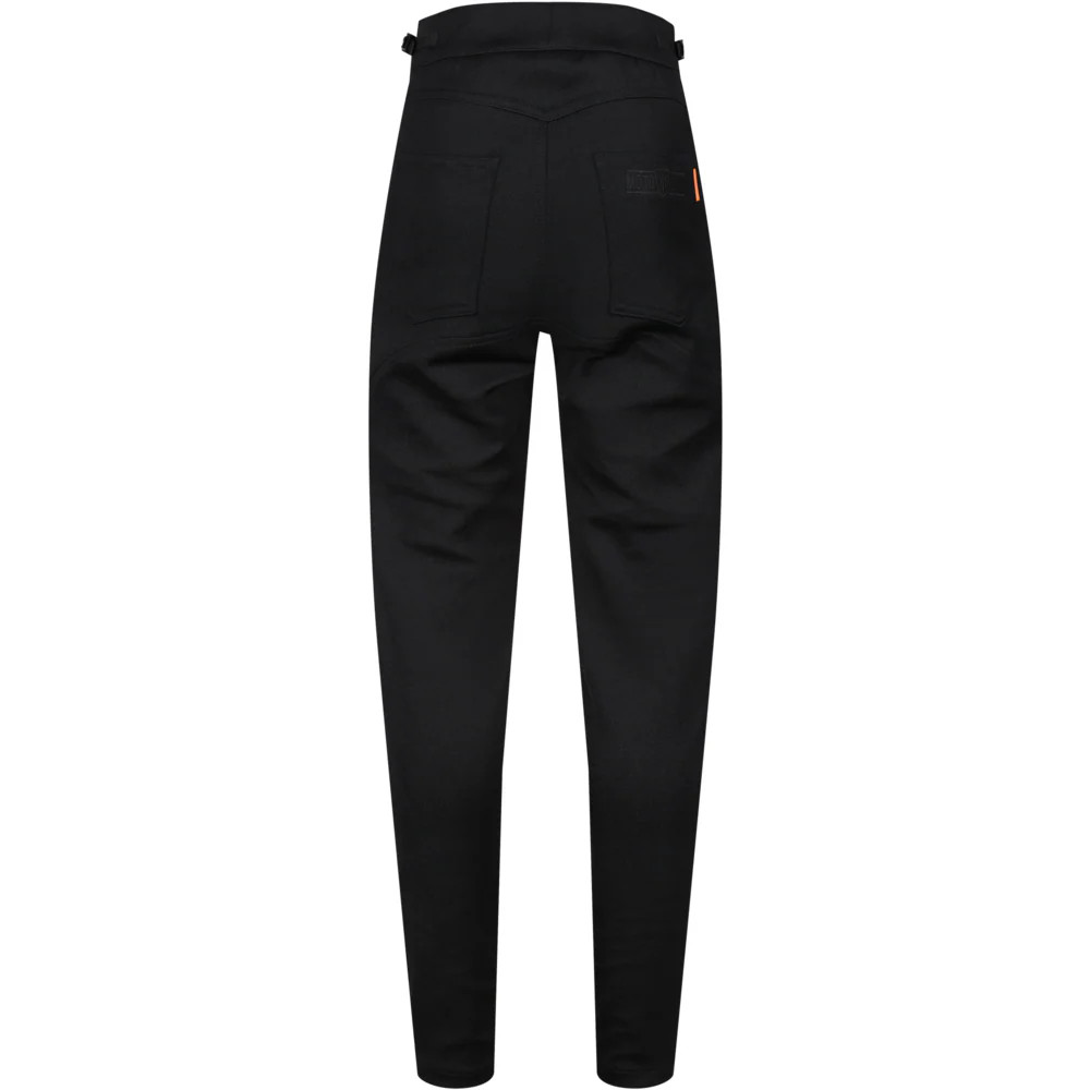 MotoGirl Nimi Ladies Summer Motorbike Motorcycle Zip Textile Trousers Black, photo 2 of 9