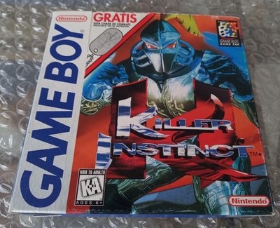 Killer Instinct Gameboy Game Boy NTSC USA Rare Spanish Variant Limited Dog Tag