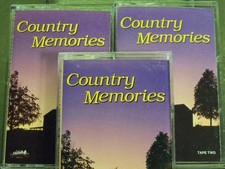 Country Memories Tape 1, 2  3 cassettes Play Tested