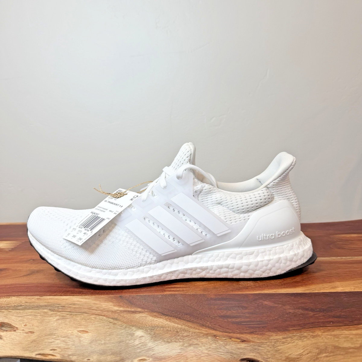 adidas Ultra Boost 1.0 Men's Size 12, White (HQ4202) NEW WITH TAG