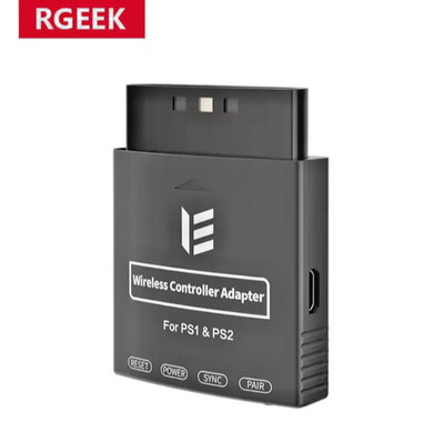 PS1/PS2 RGEEK Bluetooth Adapter for Multiple Wireless Controllers (PlayStation)