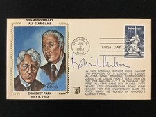 Bowie Kuhn Signed Gateway Cachet Z Silk Envelope FDC Commiss Auto 1983 ASG TPG