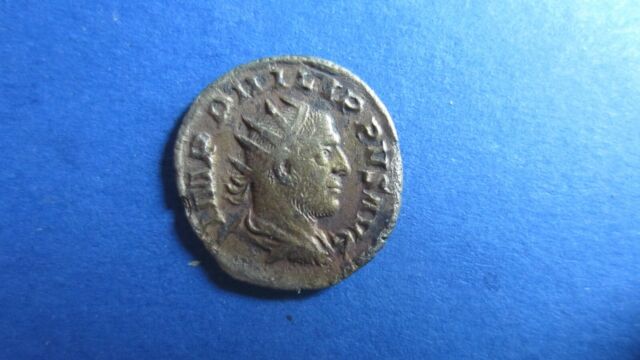 Römische Kaiserzeit Antoninian Phillipus i Arabs 244-249 in ss (7292)