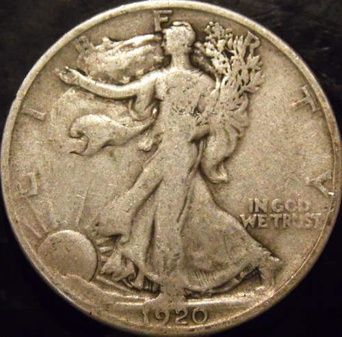 1920-P Walking Liberty Half Dollar Choice Original VF/XF