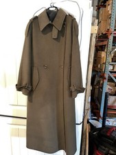 Icicle Wool Trench Coat With Belt & Hanging Zip Up Garment Bag Size 36 (160/84a)