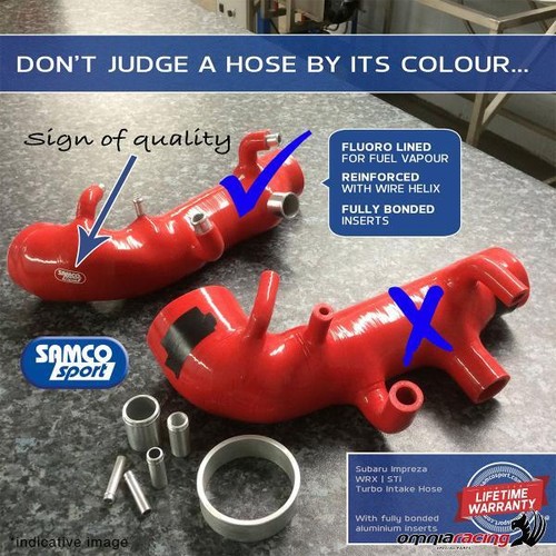 Kit de durites de radiateur Samco rouge pour Ducati Monster S4/S4R 2001/2008 - Imagen 3 de 5