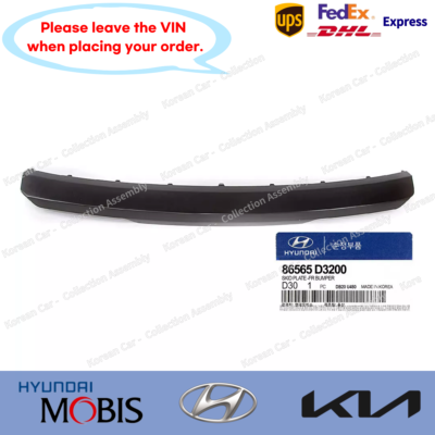 86565D3200 Genuine Front Bumper Skid Plate for Hyundai Tucson 2016