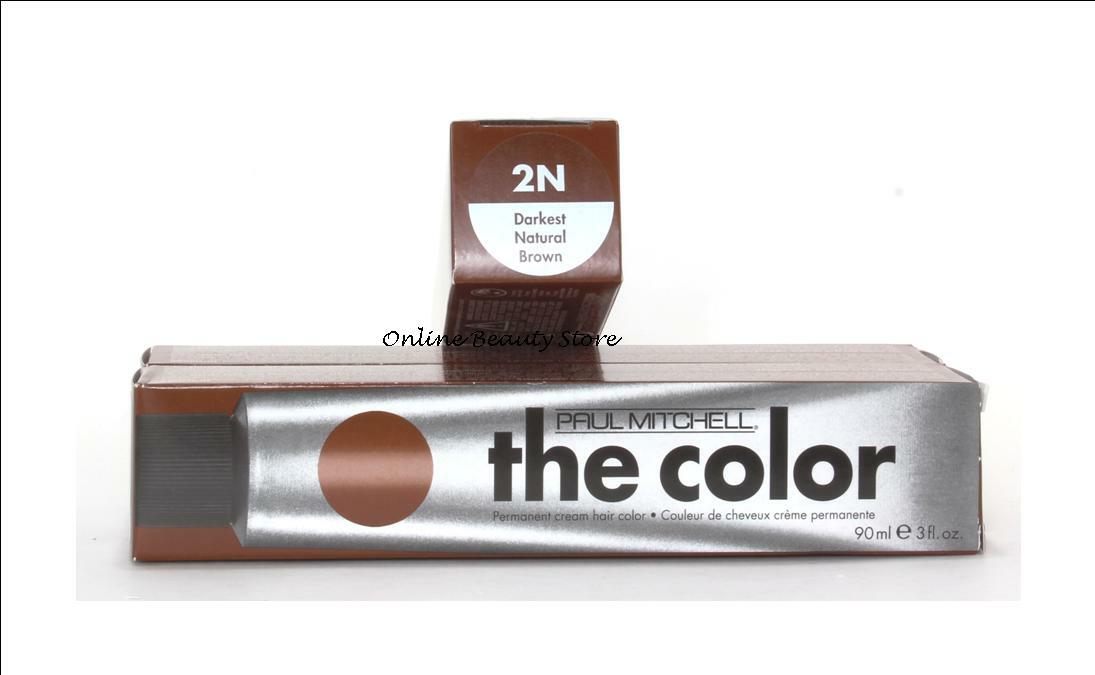 Paul Mitchell The Color Permanent Cream Hair color N OR N+ Gray Cover Shades 3oz