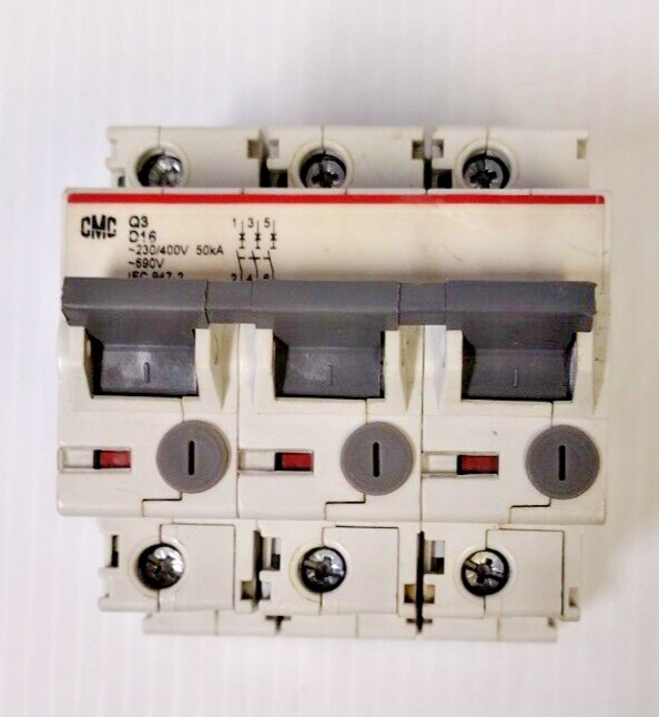 ABB Switzerland Miniature Circuit Breaker S503 3P C50 230/400V 50KA E167556