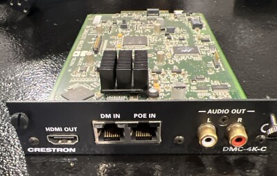 Crestron DMC-4K-C  HDBaseT  Certified 4K DigitalMedia 8G+  Input Card