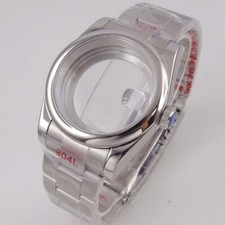 36MM 39MM Sapphire Glass Watch Case Fit Oyster Style NH34A NH35 NH36 ETA 2824