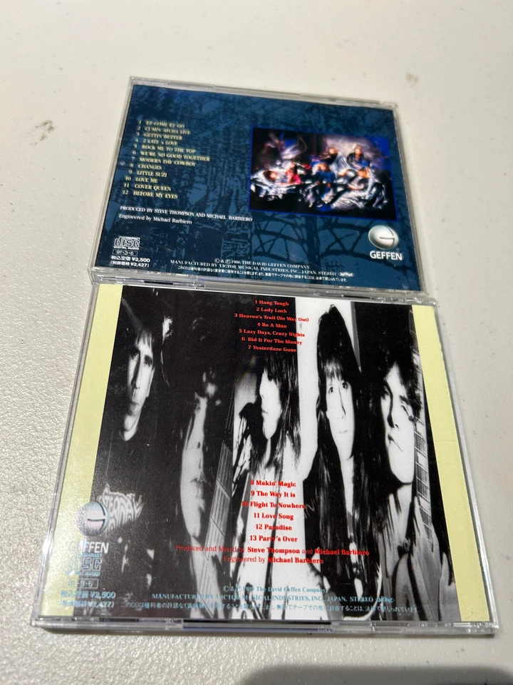 TESLA-  BUST A NUT +PSYCHOTIC SUPPER CD JAPAN EDITIONS LOT SET Foto 3 de 4