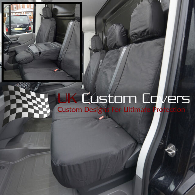 Mercedes Sprinter Van 2019 Tailored Waterproof Front Seat Covers Black 308 For - Mercedes Sprinter Seat Covers Uk