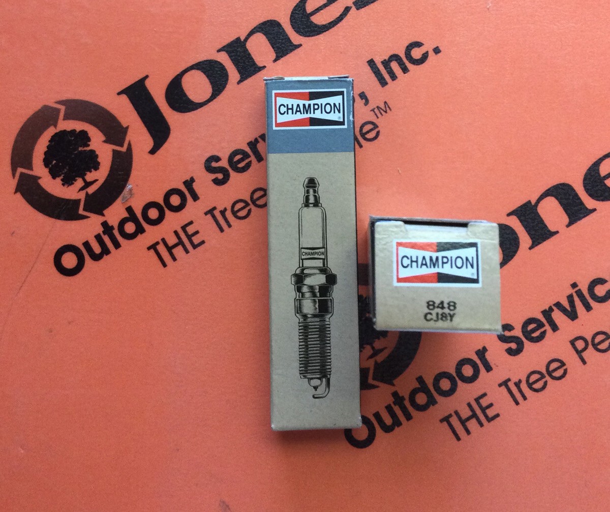 2 - Champion CJ8Y Spark Plug 848 Fits STIHL ECHO RYOBI Edger