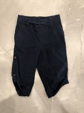 Janie and Jack boys pants adjustable length navy 12-18 months