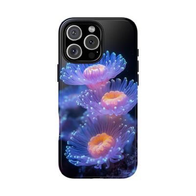 Phone Ink - Lifetime Warranty Custom Case - Bioluminescent Anemone Glow