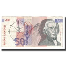 #568421 Geldschein, Slowenien, 50 Tolarjev, 1992, 1992-01-15, KM:13a, SS+