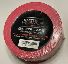 Gaffer Power GP-ALL 2in x 30yd Heavy Duty Gaffer's Tape - Red