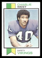 1973 Topps #328 Charlie West - EX