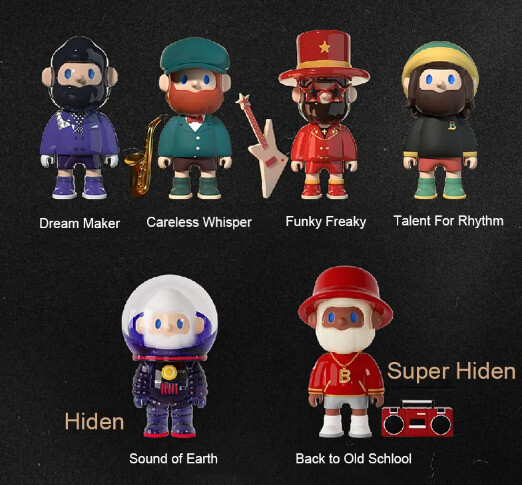 FARMER BOB ボブ Retro Secret Sound Earth F.UN Farmer Bob Retro Replay Series Blind Box Confirmed