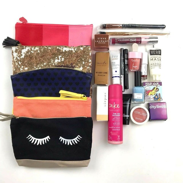 IPSY Makeup Mixed Lot Of 16 Products Plus 2 Applying Brushes and 5 Bags NEW eBay