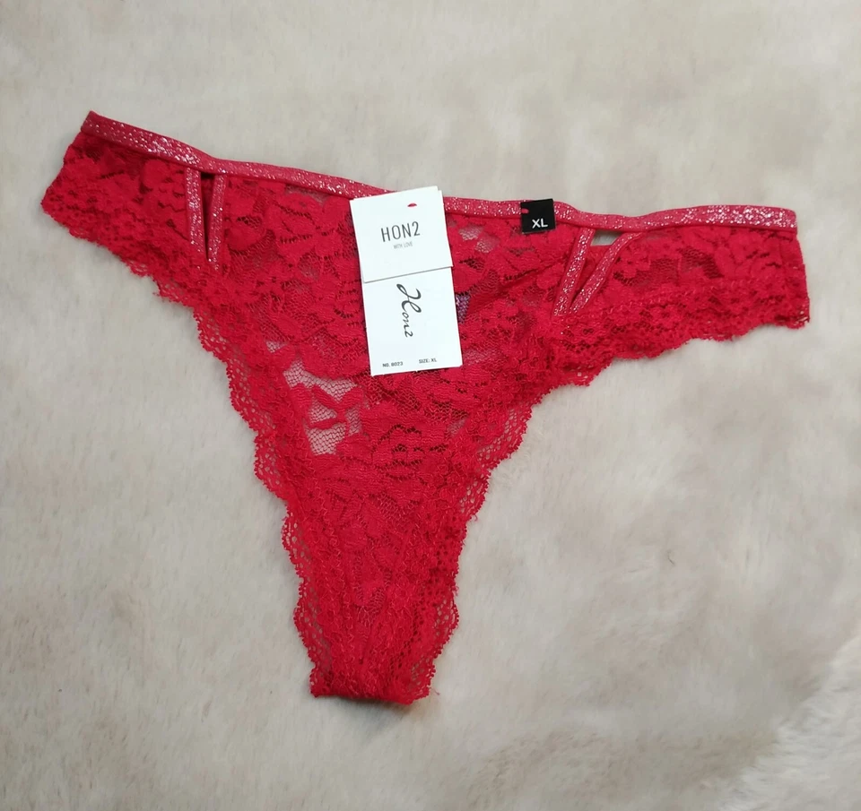 Frauen String Tanga Spitze sexy Unterhose 3er Set Damen Slips String Unterwäsche - Bild 3 von 4