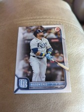 2022 Bowman #73 Nelson Cruz   Tampa Bay Rays