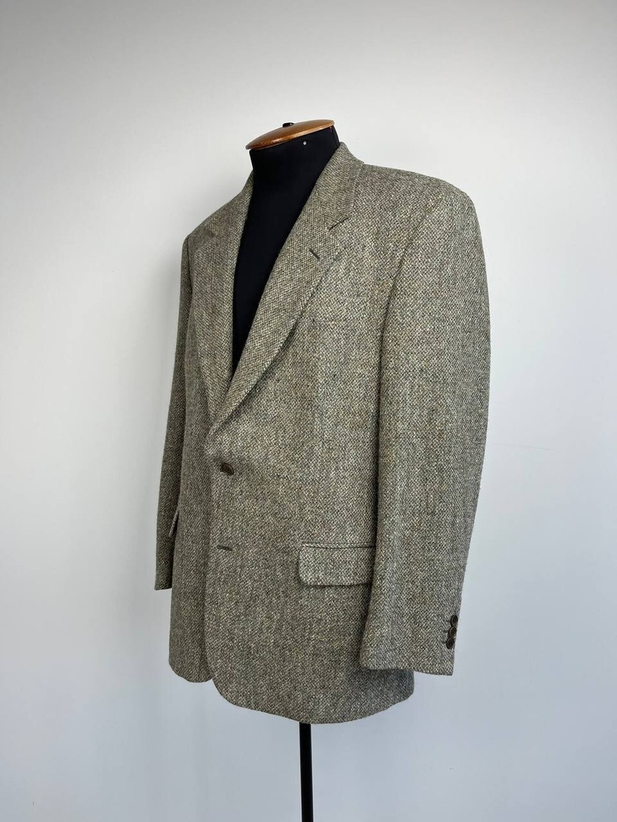 Paul & Shark Jacket Mens Harris Tweed Blazer Size 54 | eBay